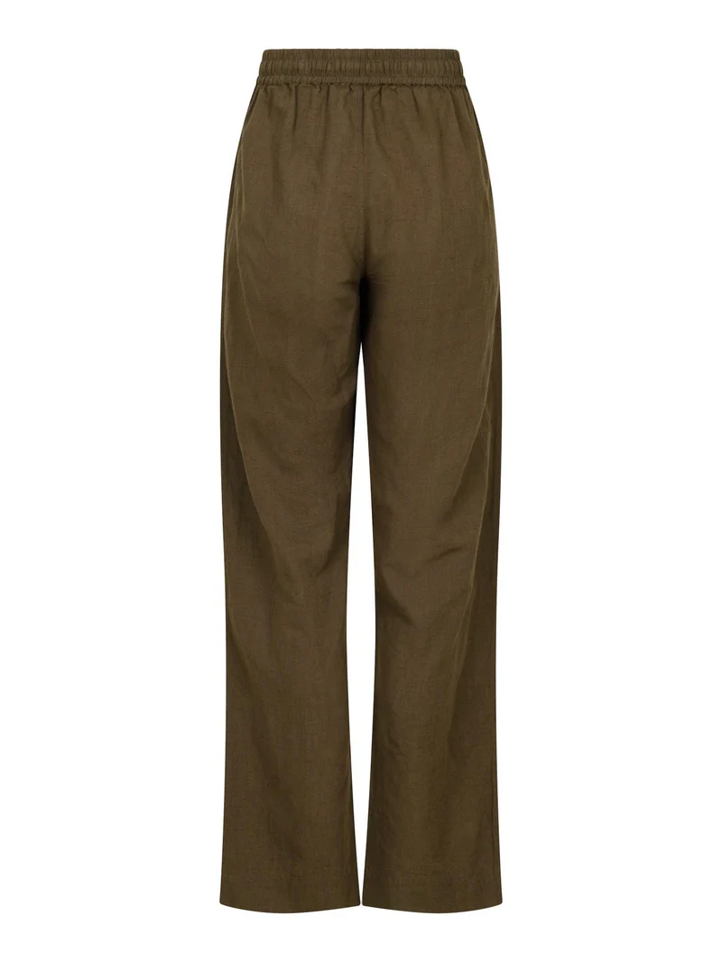 Neo Noir - Sonar Linen Pants - Army
