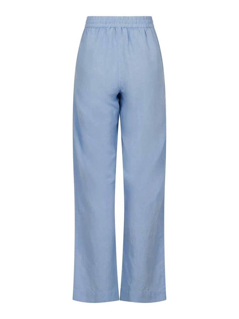 Neo Noir - Sonar Linen Pants - Light Blue