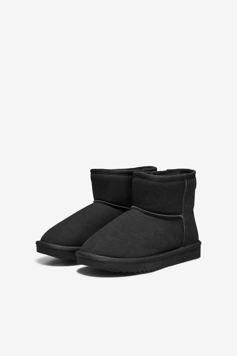 Only - Onlfeodora Teddy Lined Boot - 4676701 Black
