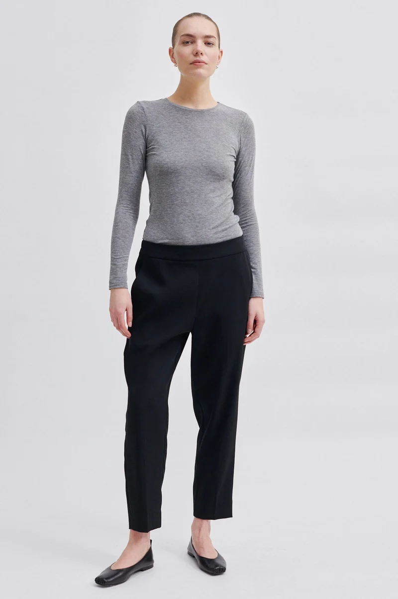 Second Female - Garbo Trousers 53964 - 8001 Black
