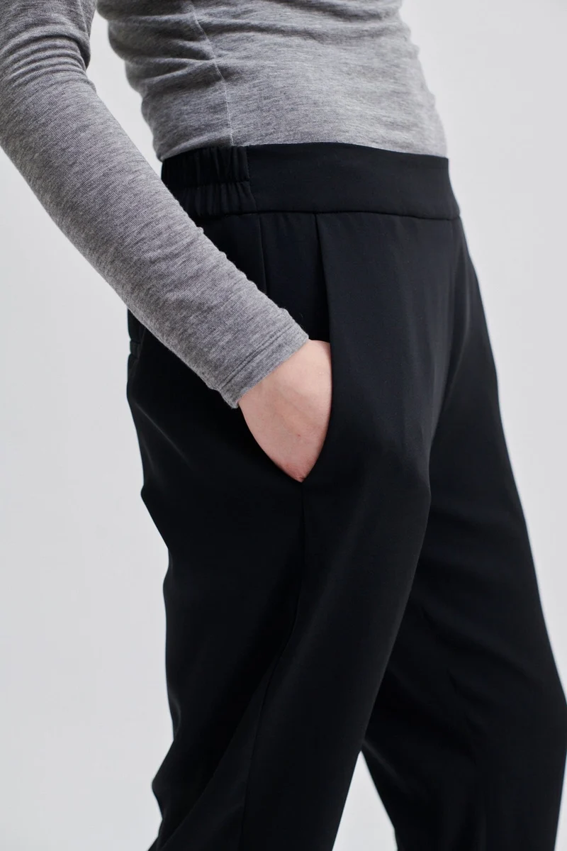 Second Female - Garbo Trousers 53964 - 8001 Black