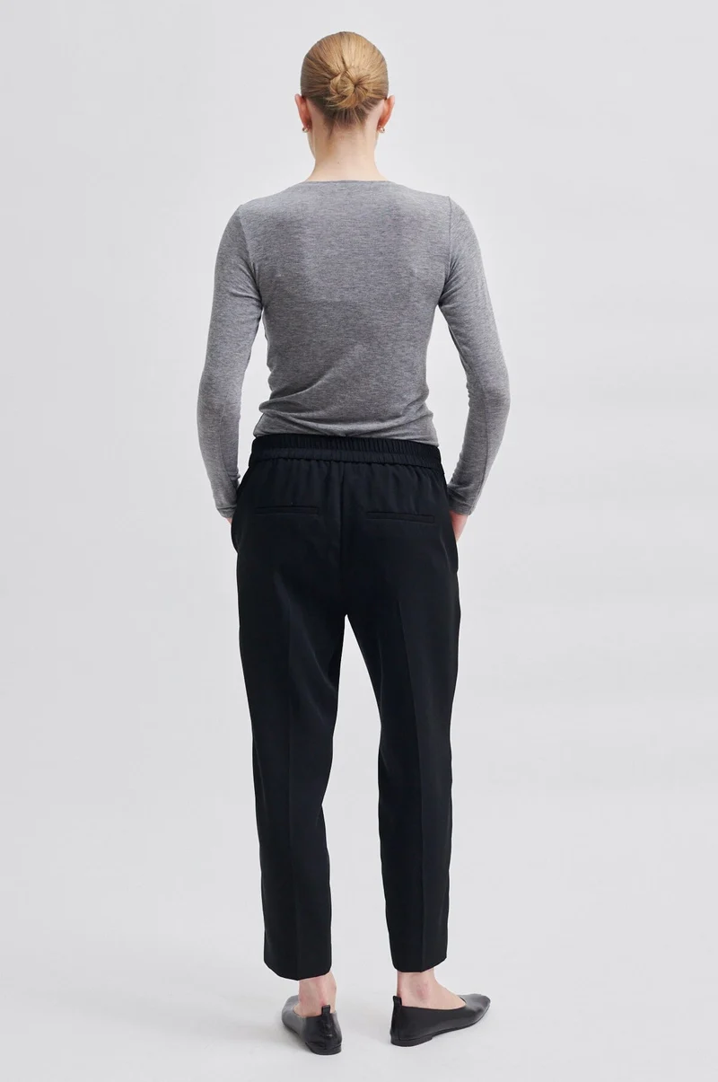 Second Female - Garbo Trousers 53964 - 8001 Black