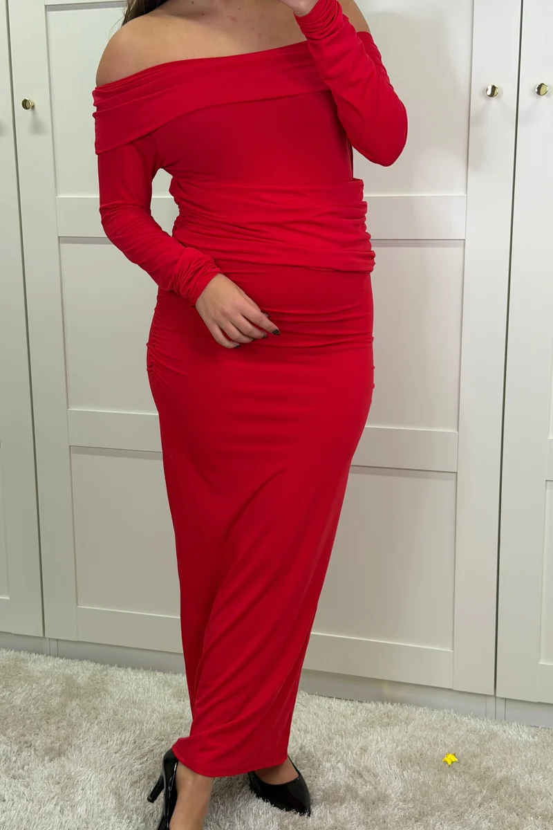 A-bee - Annelise Dress - Red