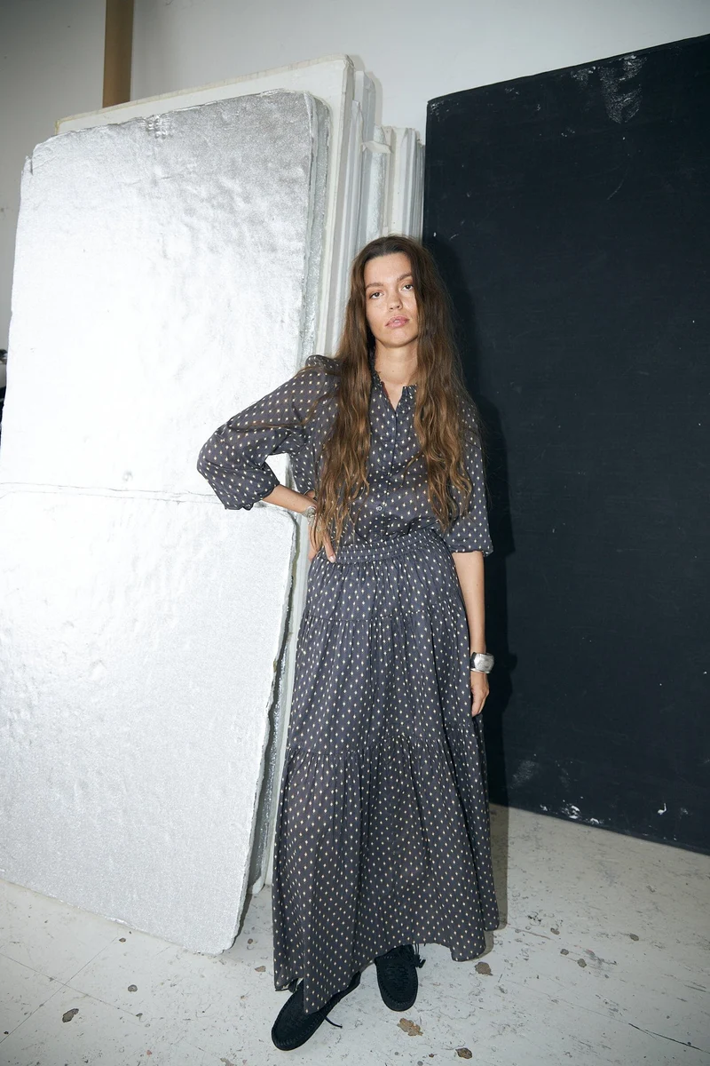 Lollys Laundry - Sagill Maxi Dress Ls25516-3001 - 23 Dark Blue
