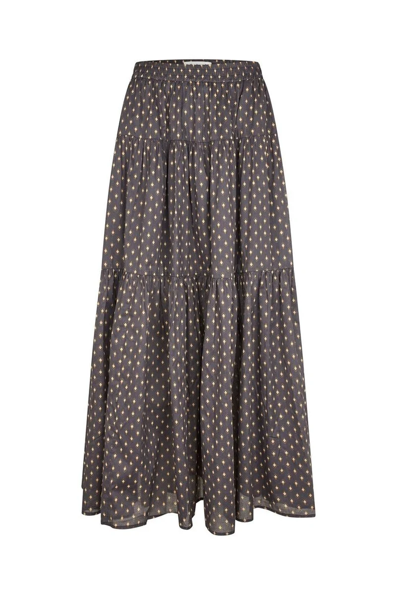 Lollys Laundry - Sunsetll Maxi Skirt25516-2001 - 23 Dark Blue