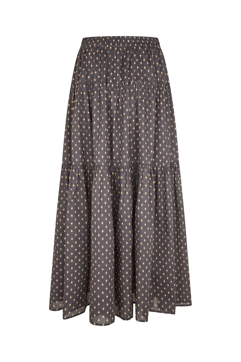 Lollys Laundry - Sunsetll Maxi Skirt25516-2001 - 23 Dark Blue