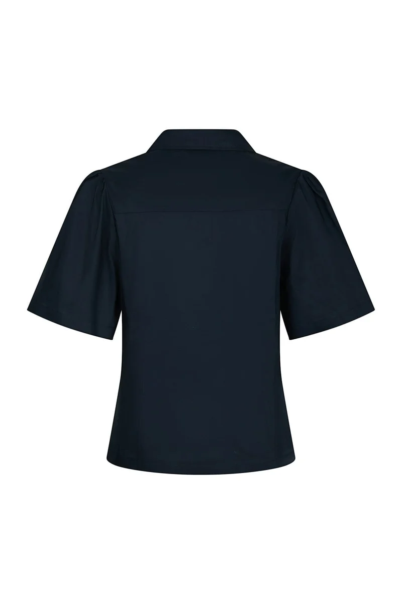 Neo Noir - Balara Poplin Shirt 167002 - 141 - Navy