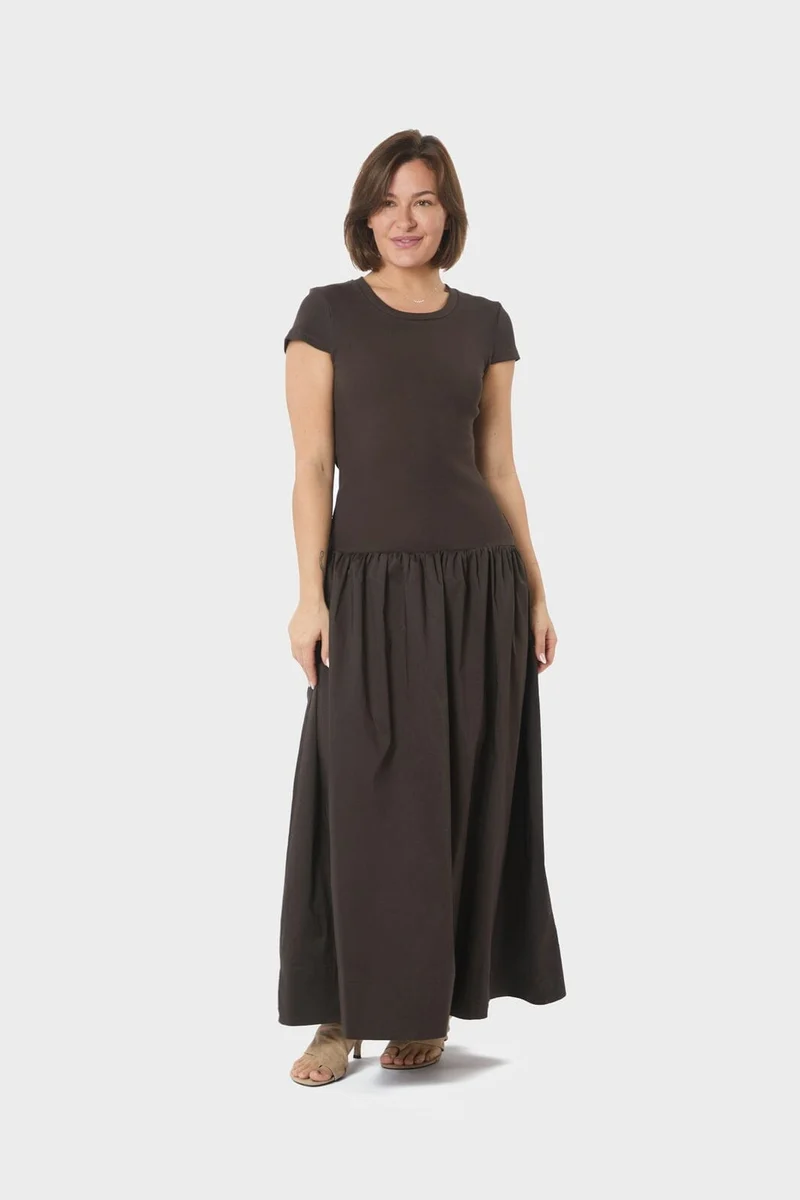 Neo Noir - Tuscany Dress 164766 - 584 - Chocolate Brown