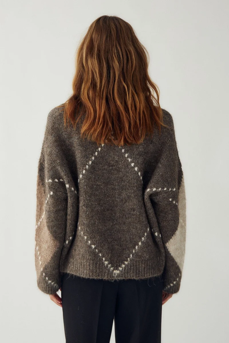 Noella - Lai Knit 14670001 - 1513 - Ash Brown Mix