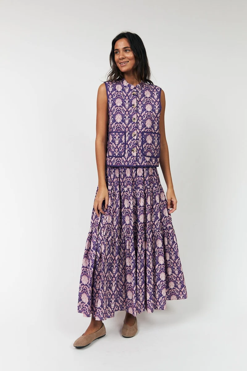 Lollys Laundry - Sunsetll Maxi Skirt26108-2003 - 64 Graphic Print
