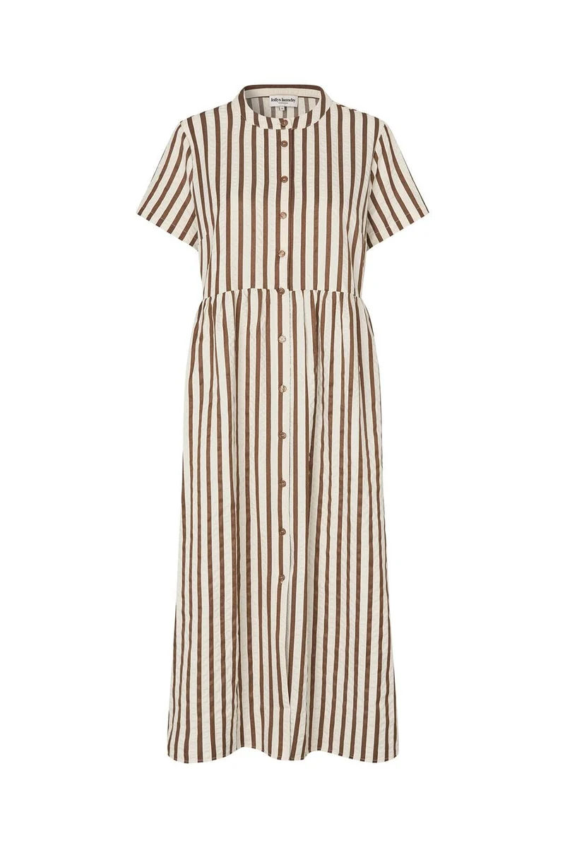 Lollys Laundry - Aliyall Maxi Dress Ls26163-3024 - 87 Dark Mokka