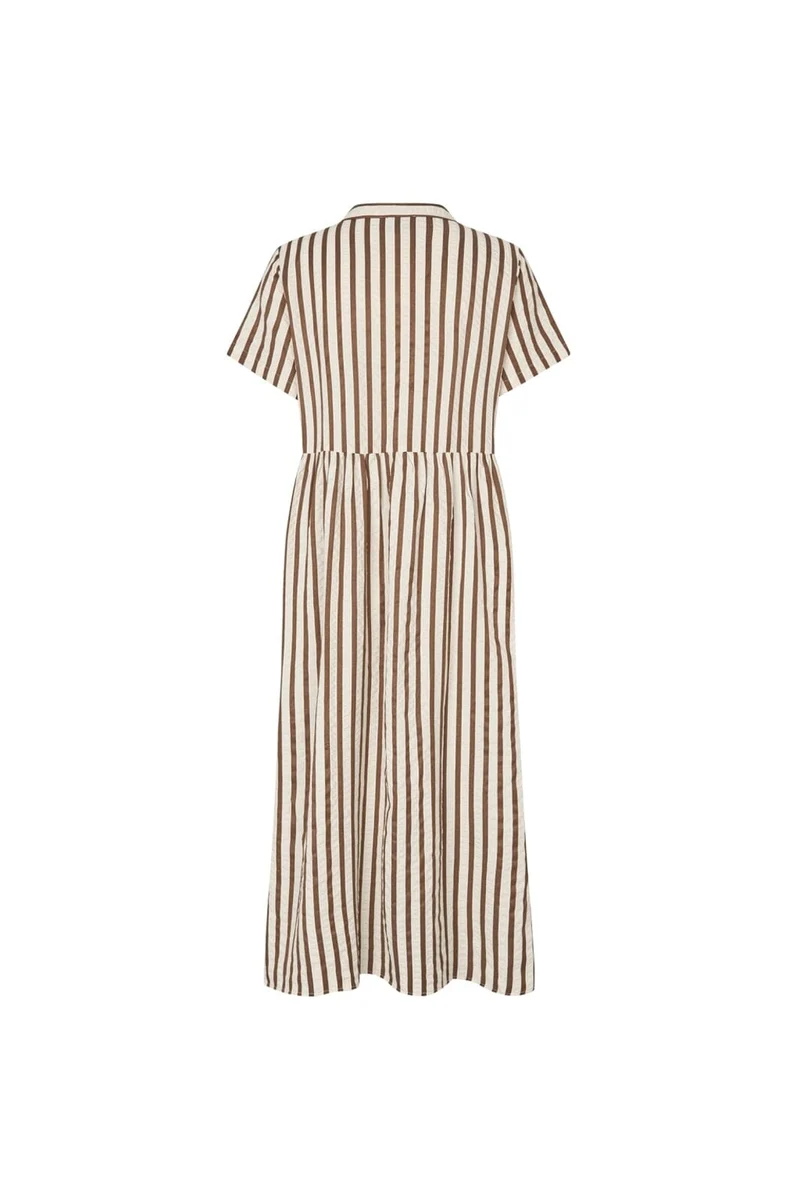 Lollys Laundry - Aliyall Maxi Dress Ls26163-3024 - 87 Dark Mokka