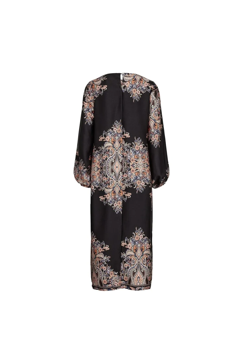 Liberte - Wennise Ls Dress 22340 - Black Paisley