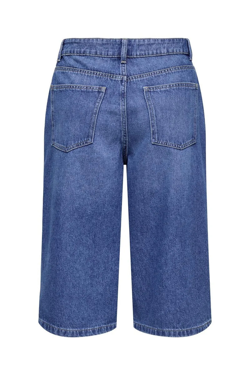 Only - Onlmaria Reg Long Shorts Moch - 4823013 Medium Blue Denim