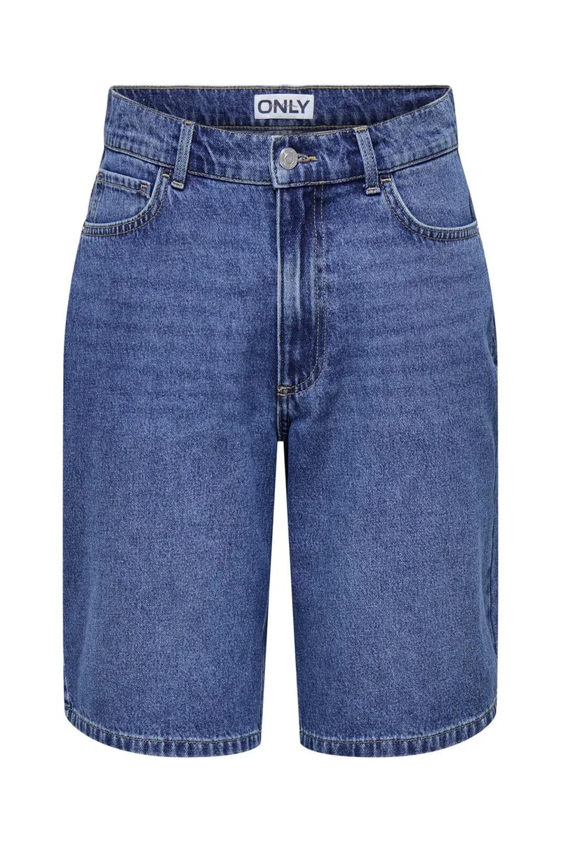 Only - Onlmerla Long Shorts Akm Moch - 4797727 Medium Blue Denim