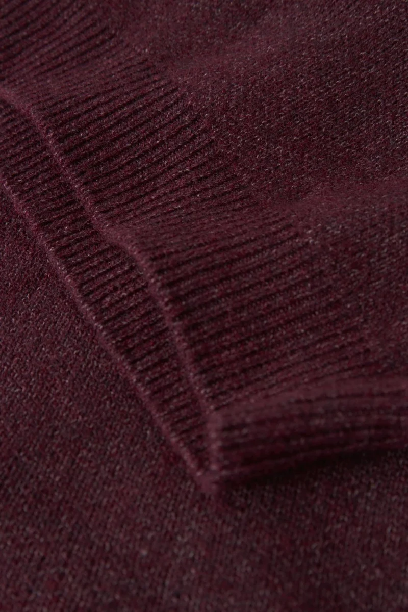 Name It - Nkfsonia Ls Polo Knit - 4889774 Burgundy