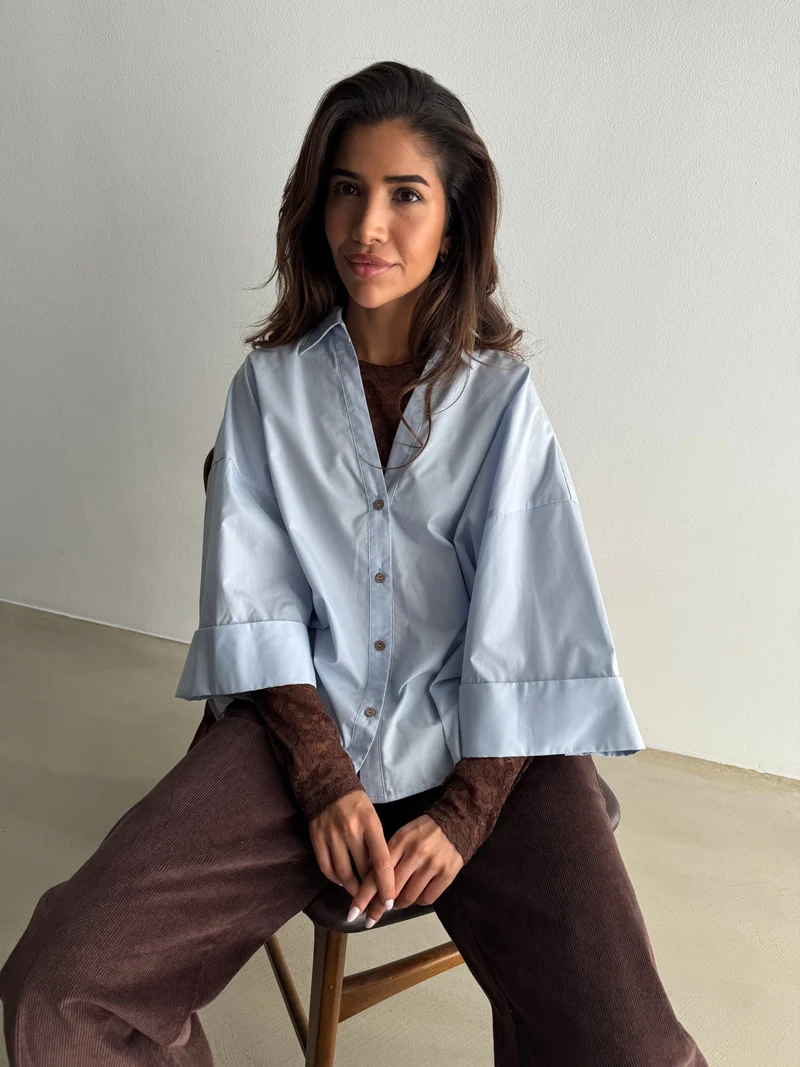 Continue - Augusta Shirt 14985 - Light Blue