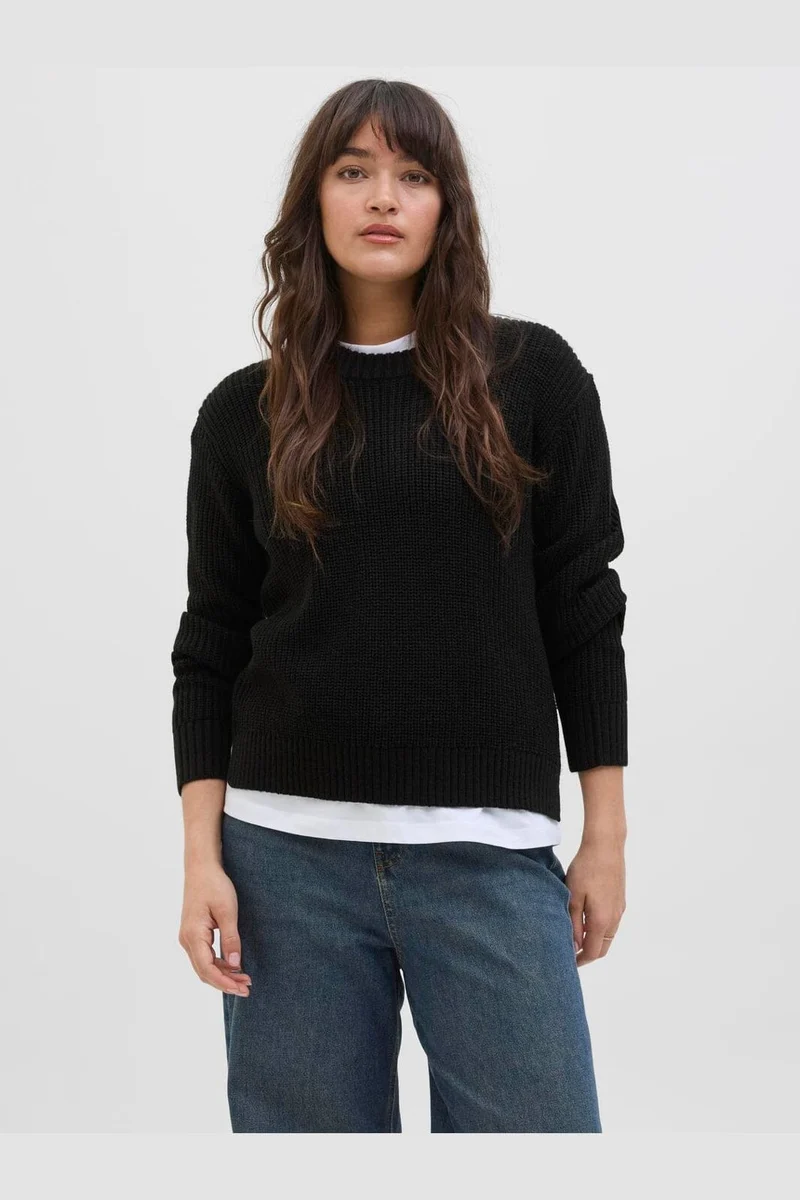 Jjxx - Jxglobal Crew Neck Knit - 4897323 Black