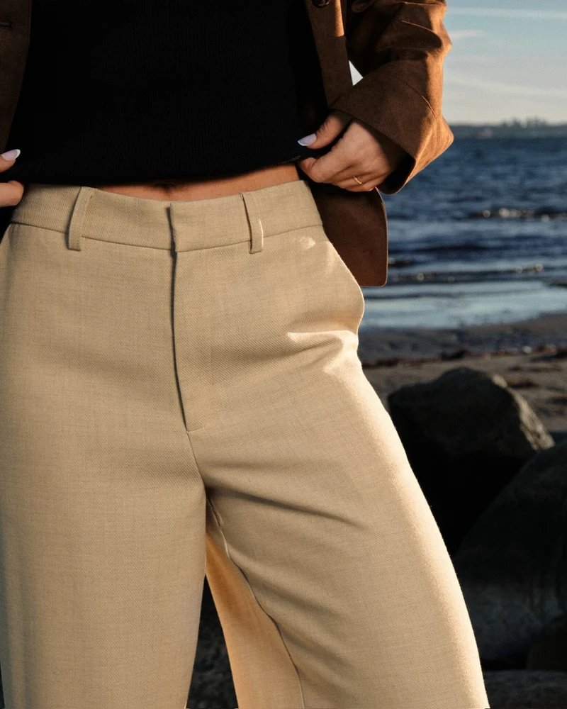 Neo Noir - Emmett Melange Pants 165059 - 976 - Beige Melange