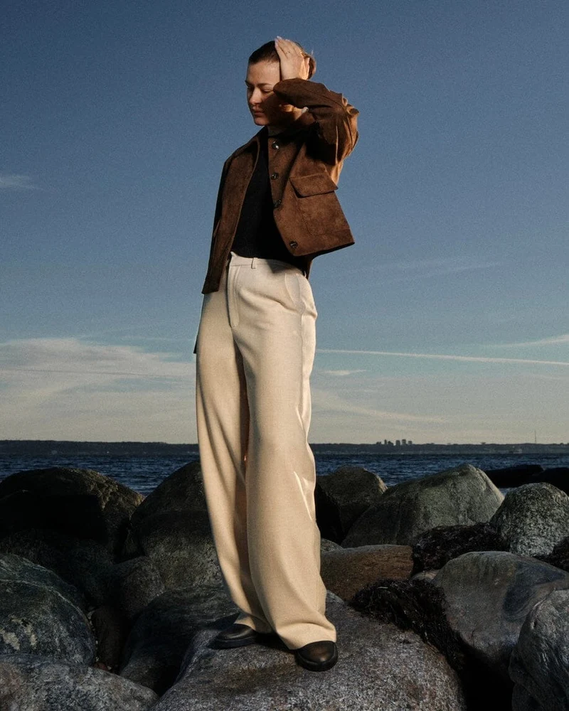 Neo Noir - Emmett Melange Pants 165059 - 976 - Beige Melange