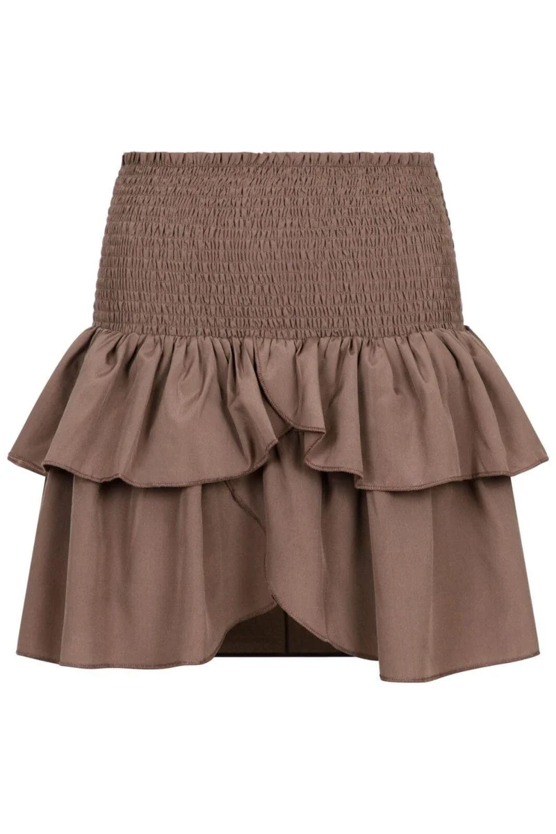 Neo Noir - Carin R Skirt - Dusty Brown