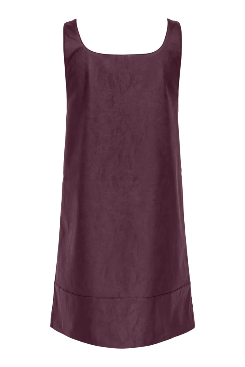 Only - Onljosie Faux Leather Dress Cc - 4852675 Mauve Wine