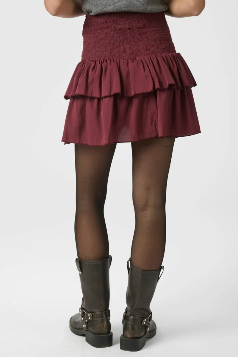Neo Noir - Carin Skirt 158315 - 682 - Wine