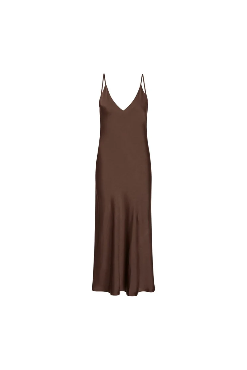 Karmamia - Camisole Dress 2232 - Semi Rich Brown