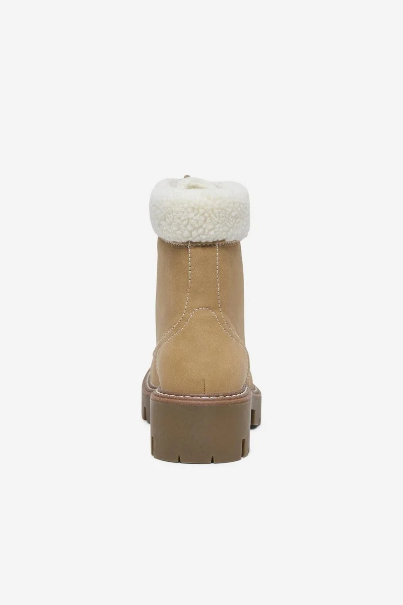Only - Onlbetty-11 Warm Lace Up - 4844435 New Wheat