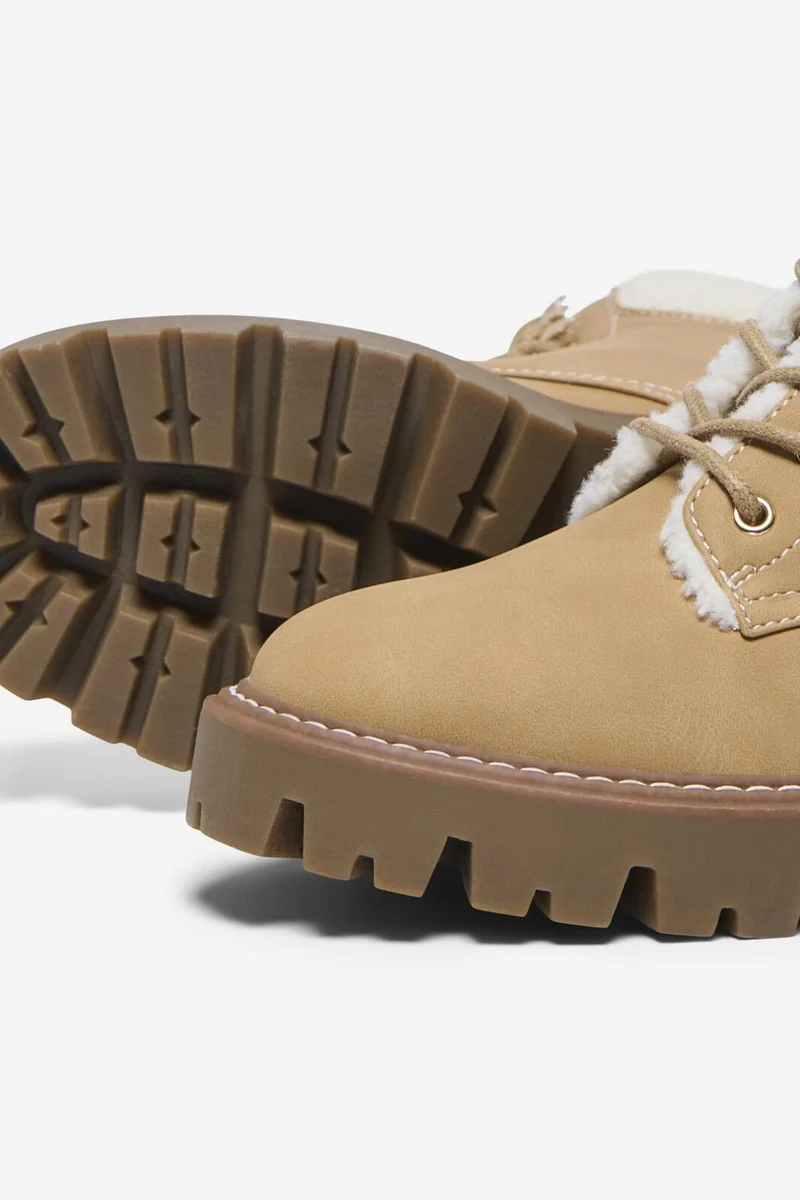 Only - Onlbetty-11 Warm Lace Up - 4844435 New Wheat