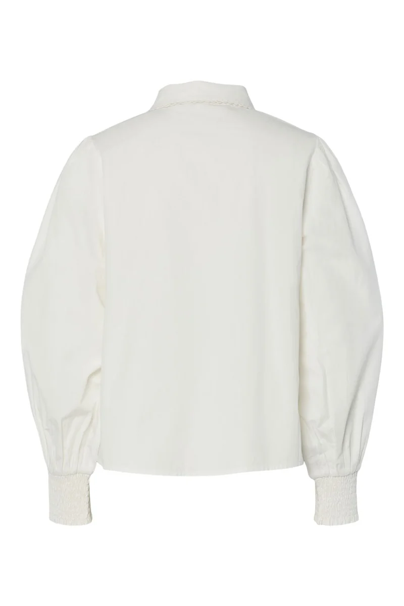 YAS - Yasalmanna Ls Shirt - 4913984 Star White