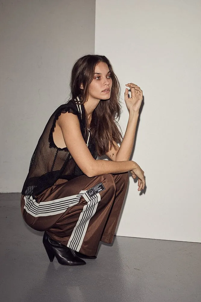 Haute L'Amitié - Baggy Track Pants HL10018 - Mocca