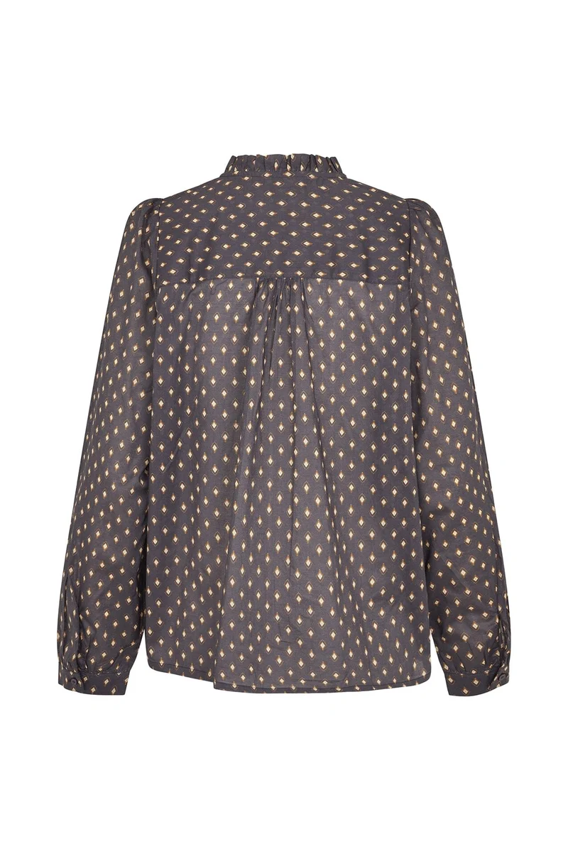 Lollys Laundry - Riverll Shirt Ls25516-1001 - 23 Dark Blue