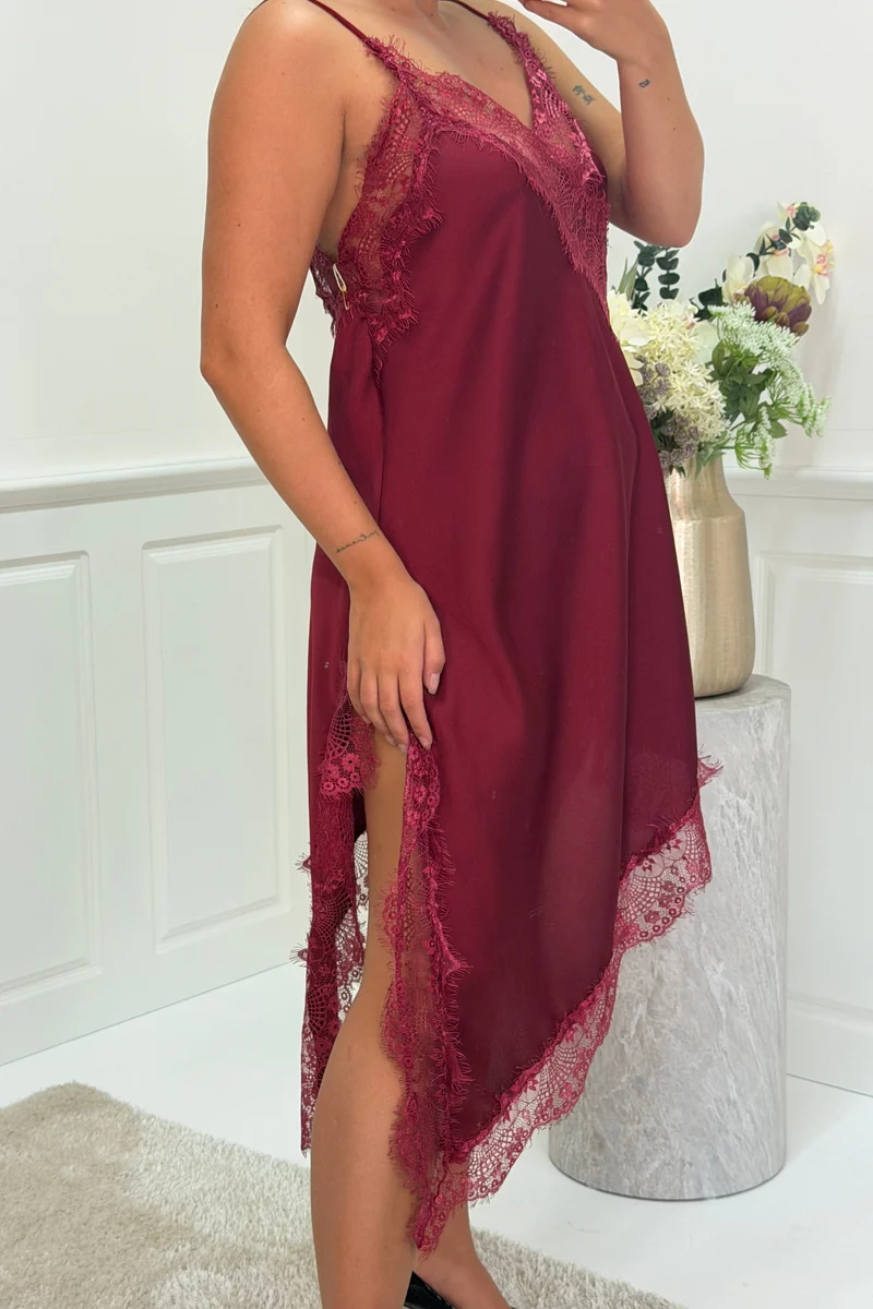 A-bee - Leni dress - Burgundy