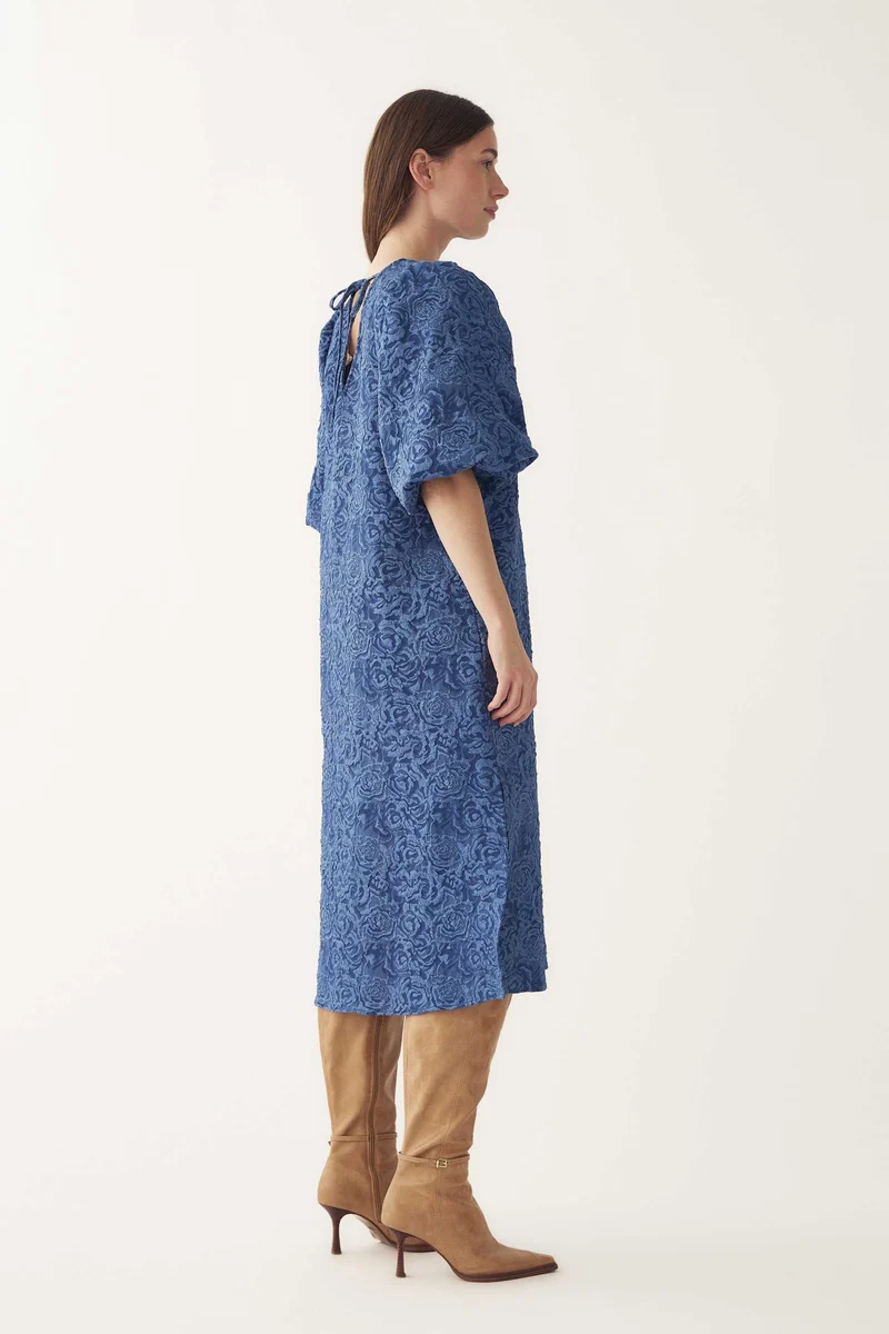 Noella - N-Pastis Long Dress 14840001 - 1004 - Dusty Blue