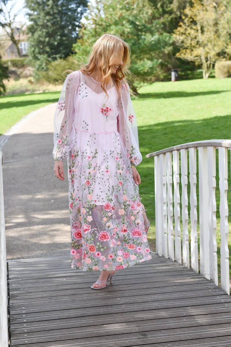 A-View - Fuschia Dress AV4614 - 258 - Rose/Pink