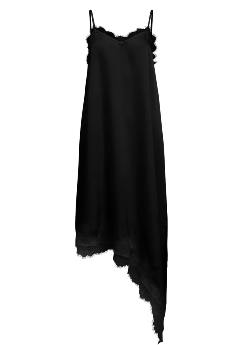 Object - Objnaline Reg Slip Lace Dress Vip 26 - 5094044 Black