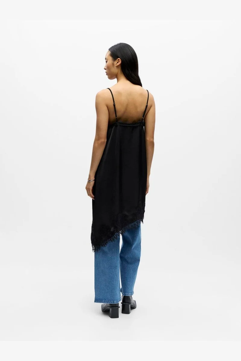 Object - Objnaline Reg Slip Lace Dress Vip 26 - 5094044 Black