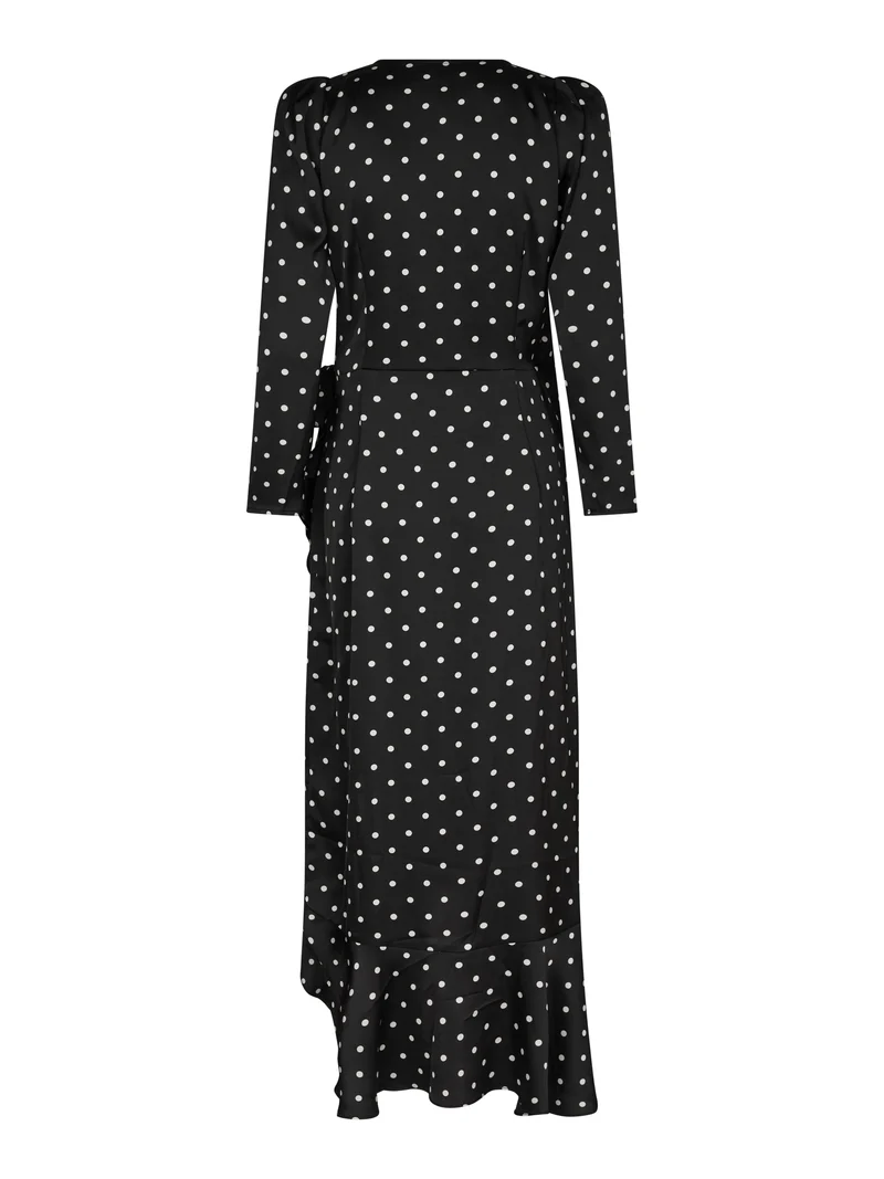 Valentin Studio - Senorita Dot Dress 167300 - 100 - Black