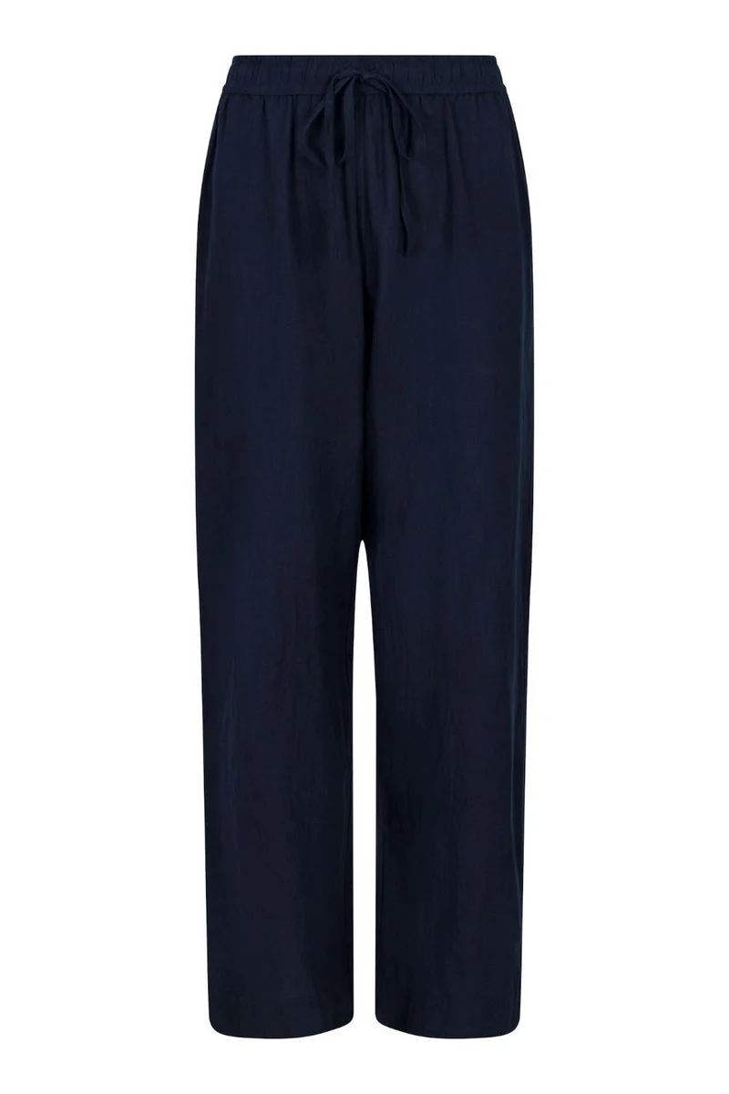 Neo Noir - Sonar Linen Pants - Navy