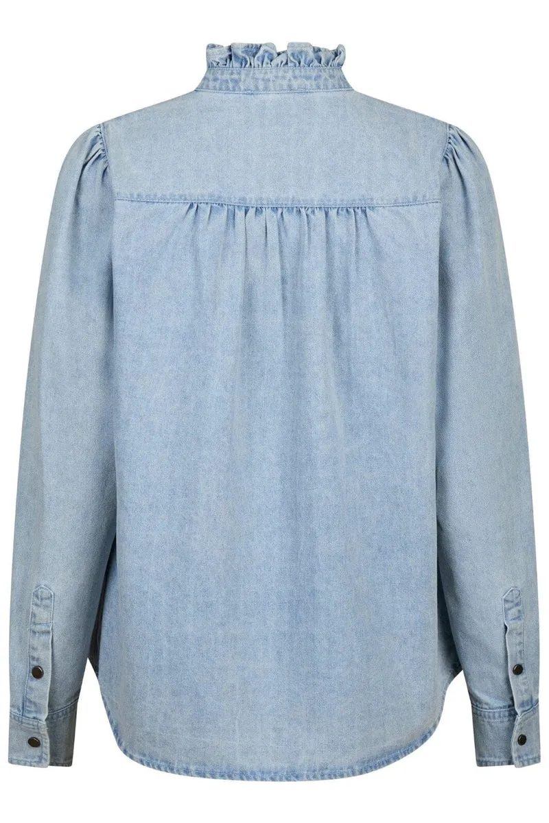 Neo Noir - Justine Denim Shirt 161903 - 145 - Light Blue