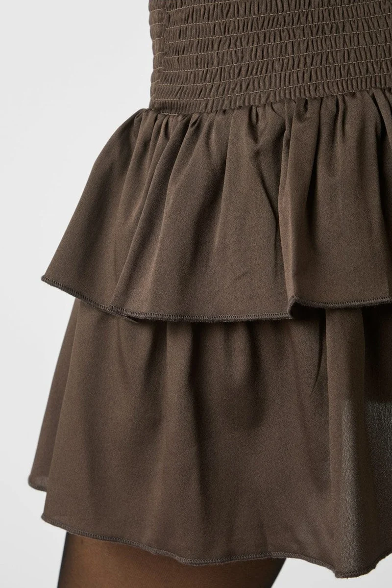 Neo Noir - Carin Skirt 158315 - 676 - Dark Brown