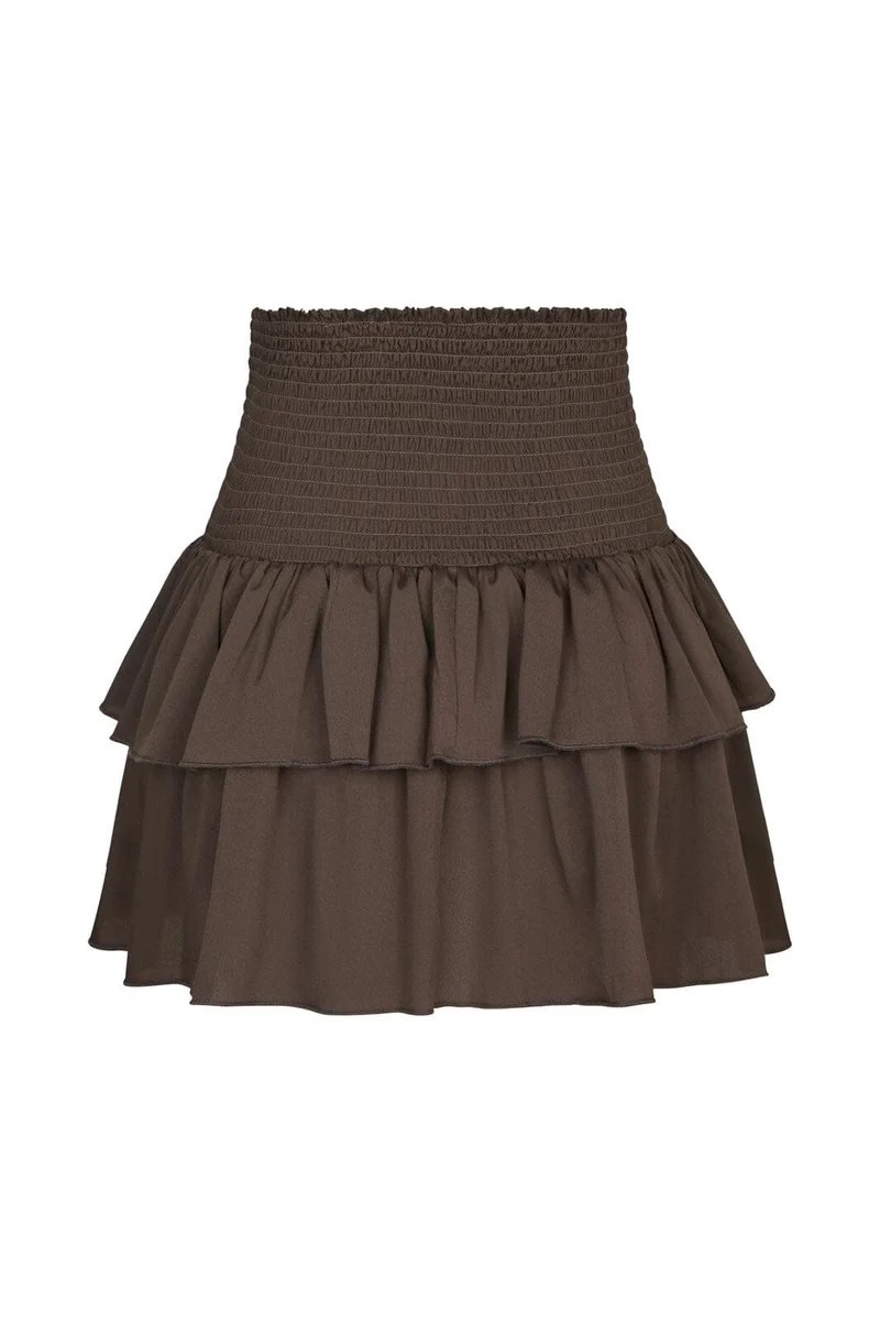 Neo Noir - Carin Skirt 158315 - 676 - Dark Brown
