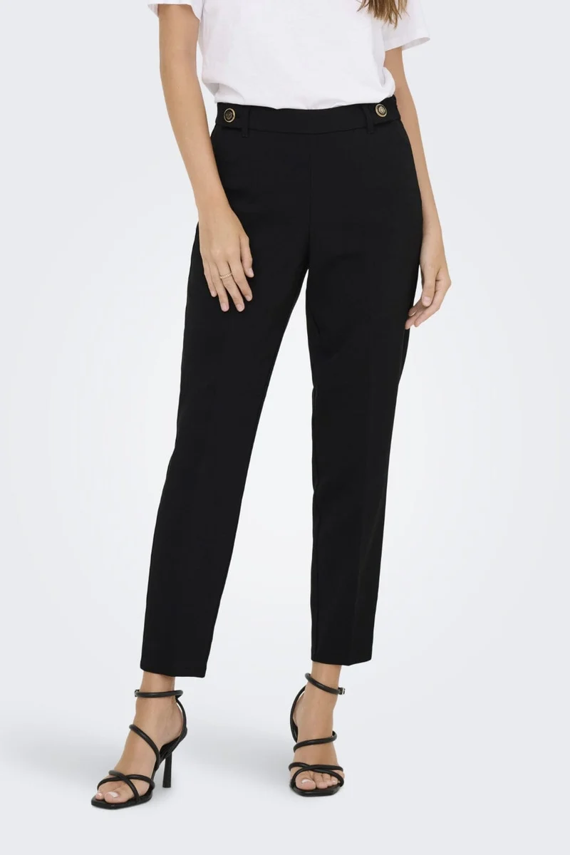 Only - Onlastrid Life Cigarette Pant Tlr - 4829615 Black