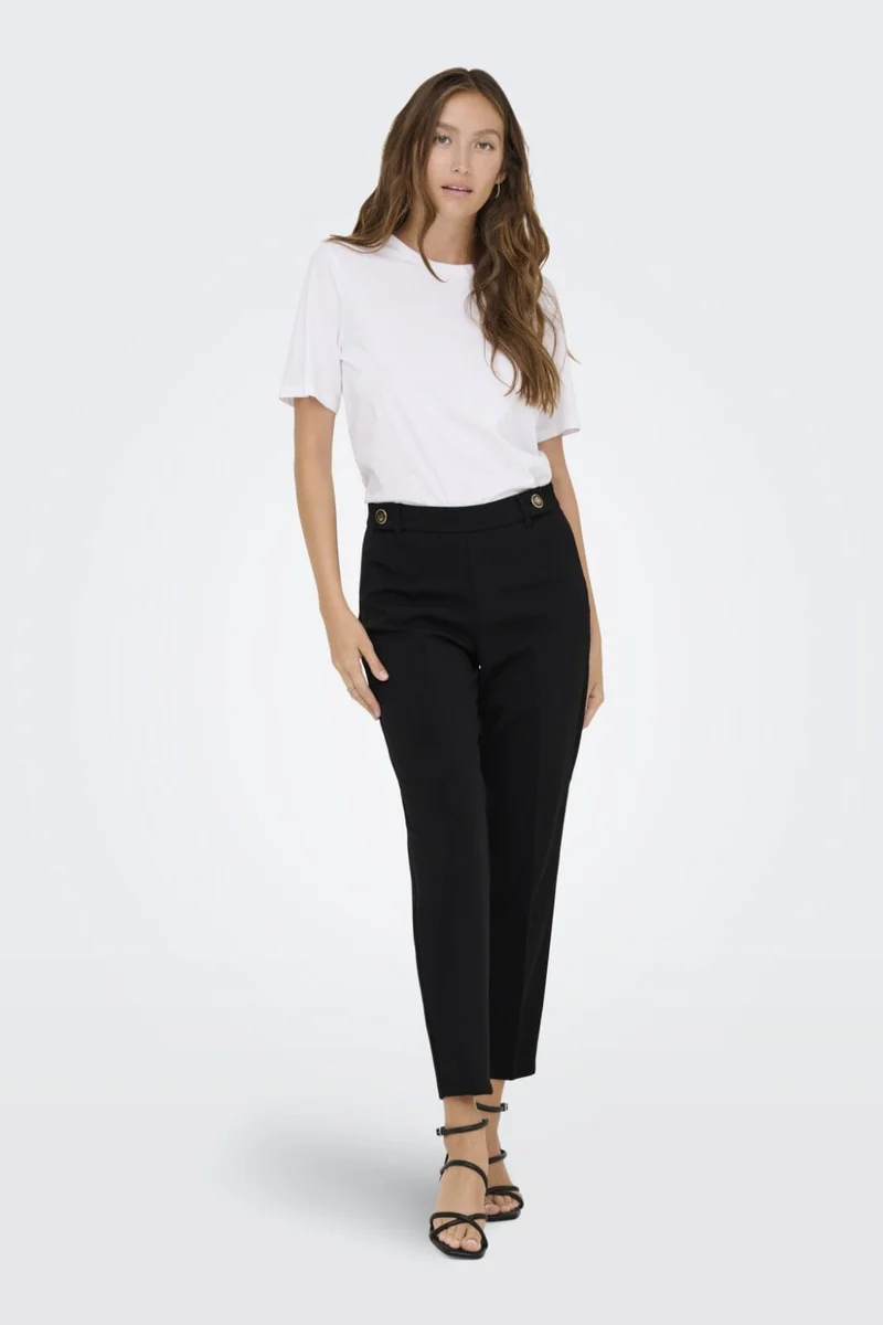 Only - Onlastrid Life Cigarette Pant Tlr - 4829615 Black