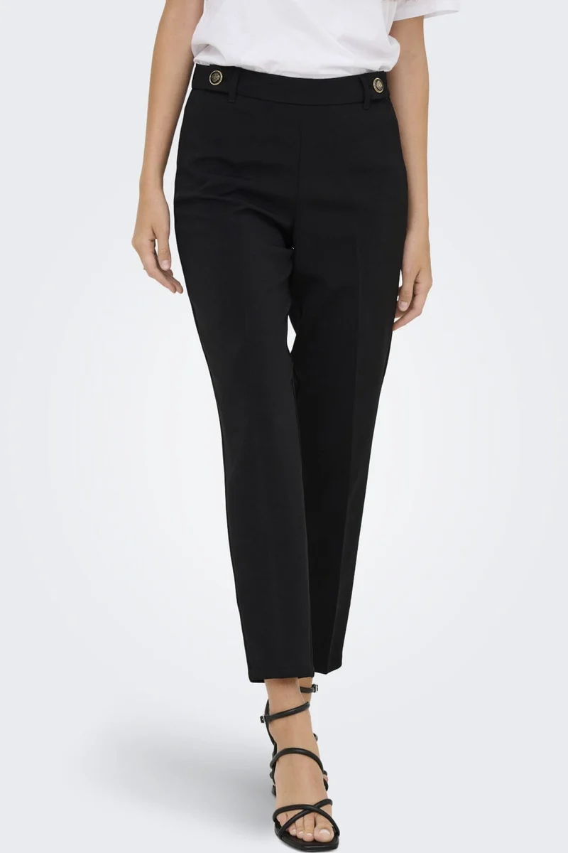 Only - Onlastrid Life Cigarette Pant Tlr - 4829615 Black