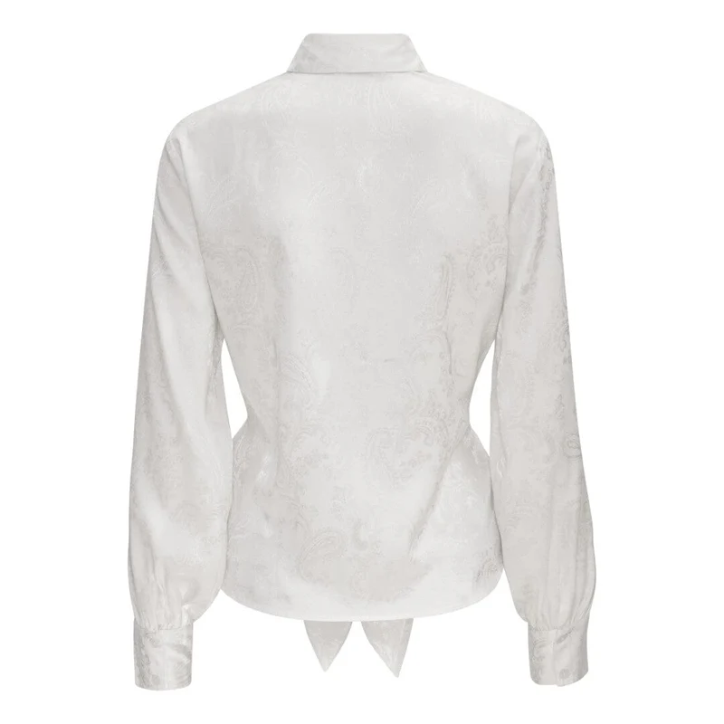 Karmamia - Lee Shirt - White Paisley Jacquard