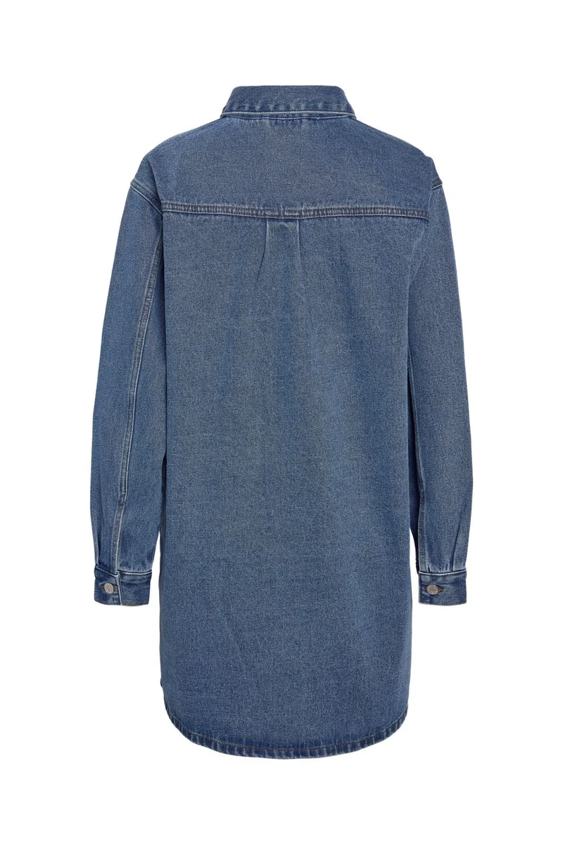 Noisy May - Nmdelilah L/S Regular Dress Vi564Mb - 4801391 Medium Blue Denim