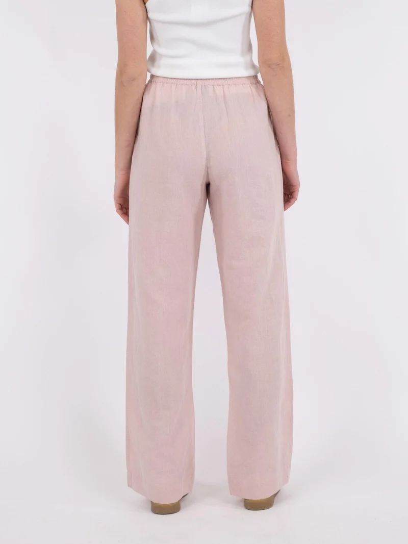 Neo Noir - Sonar Linen Pants - Rose Smoke