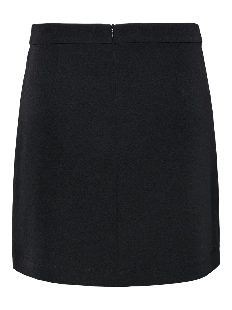 Pieces - Pcbozzy Slit Skirt - 4543165 Black